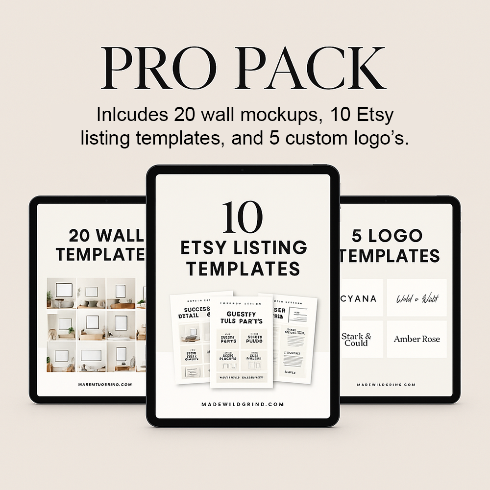 🎁 Pro Print Templates Pack (100% off)