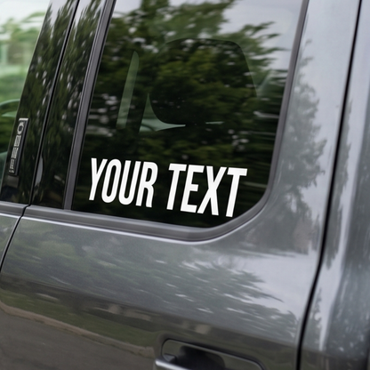 Custom Text Decal