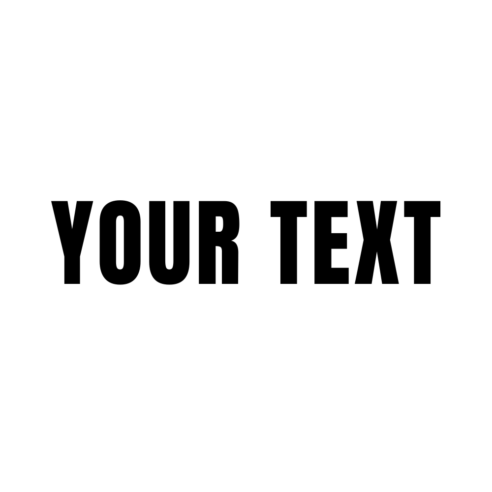 Custom Text Decal